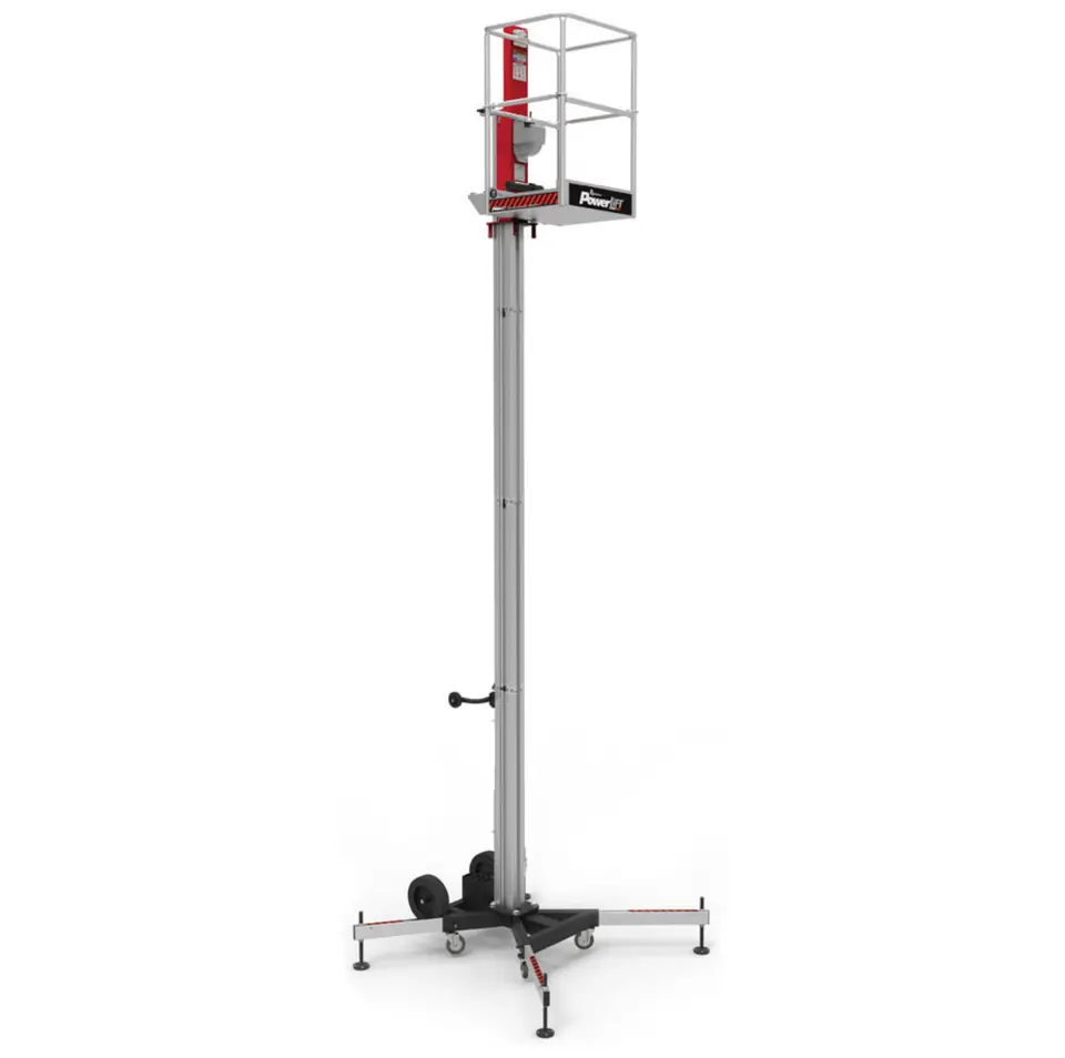 Push Around Single Mast Lift - Electric